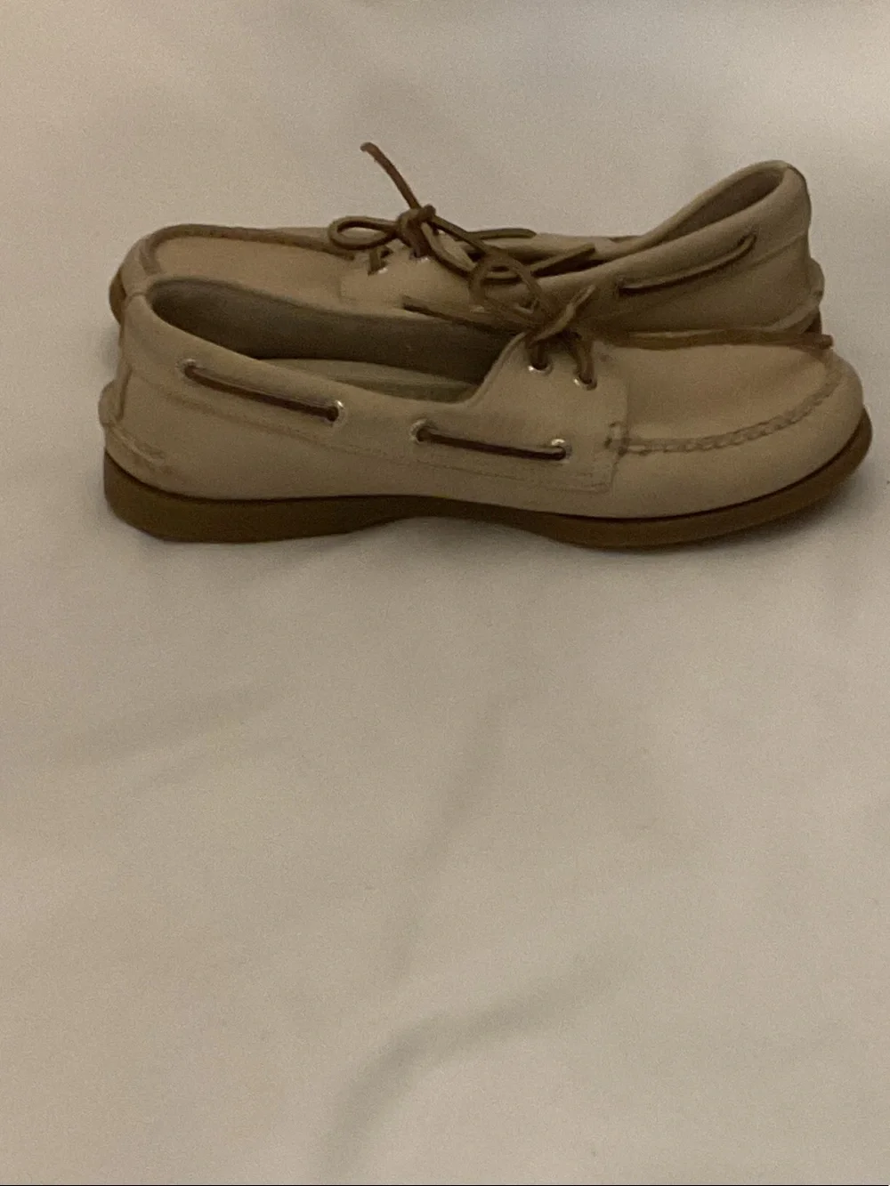 Sperry Top-Seider Men's Beige/Tan Leather Boat Shoes